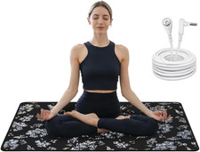 Grounding Mat,Earth Connected for Sleep, Energy,Balance,Grounding Pads with 1...