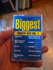 MCA The 80s' Biggest Country Hits Vol. 1 Cassette Country Compilation Sealed
