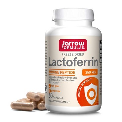 Lactoferrin Supplement 250mg 60 Capsules Immune Support Jarrow Formulas Healthy