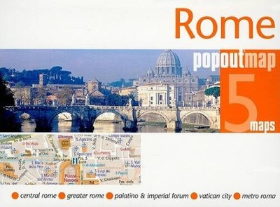 Rome popoutmap (PopOut Maps) - Map By Compass Maps  LTD. - GOOD