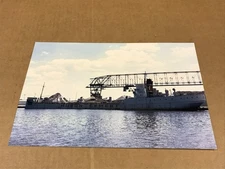 Vintage Huron Cement Ship Photograph - 8" x 11.75"