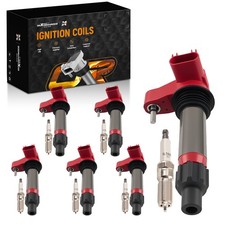 6x Ignition Coil Pack Spark Plug Kit For Chevrolet Gmc Buick Cadillac V6 3.6l