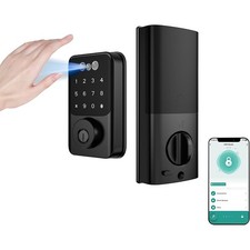 Smart Lock with Palm Vein Facial Recognition Fingerprint Keyless Entry Door Lock