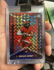 Wild Card Alumination Brendan Sorsby Red, White, and Blue Holo Parallel 1/1