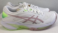 Asics Solution Speed FF 4 Clay Women's Size 8.5 White/Morganite Tennis Sneakers
