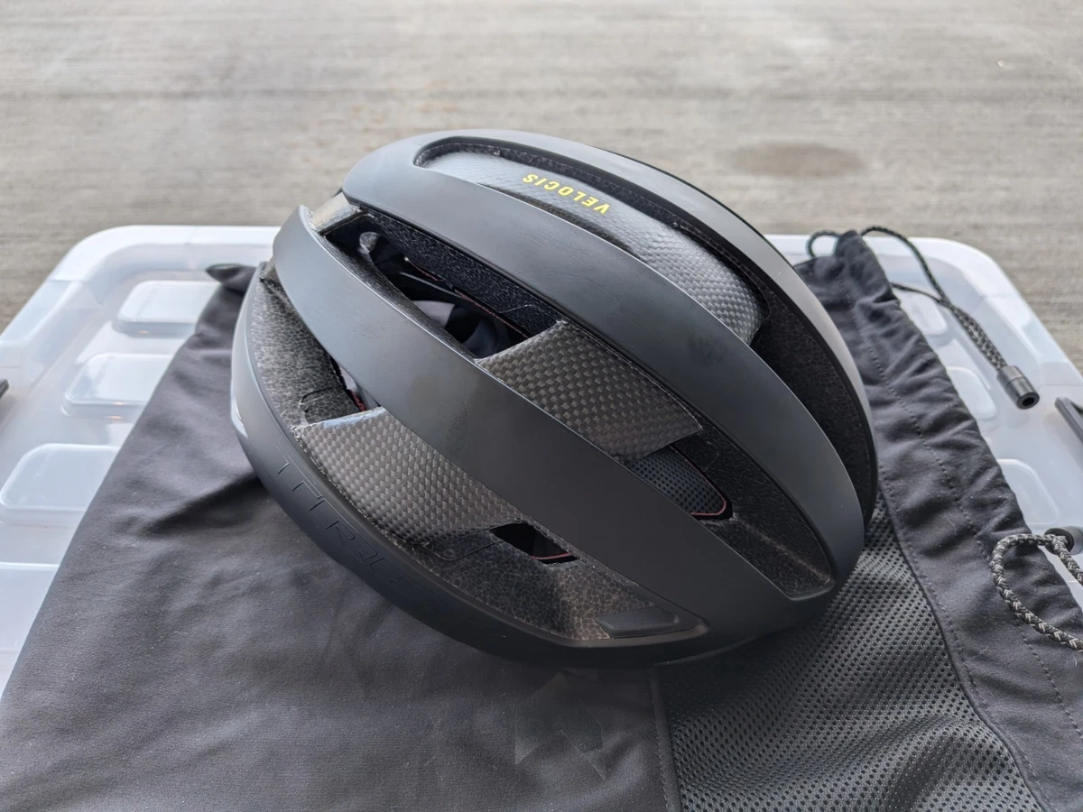 Casque Vélo Vintage Trek USA Lite Noir/Blanc - Taille M - Neuf En Boîte