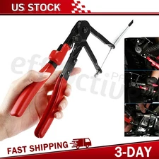 For Fuel Oil Water Hose Auto Tool Flexible Wire 2Ft Long Reach Hose Clamp Pliers