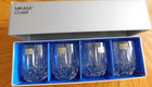 Mikasa Crystal Set Four Fair Haven Whiskey Glasses Germany original box Unused — photo 1