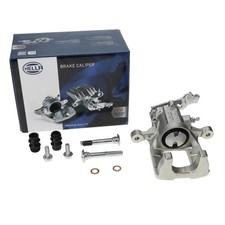 HELLA Brake Caliper Compatible with Select 2010-2016 Audi & Volkswagen, Rear ...