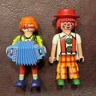Vintage Playmobil Clown Figure Klicky With Accordion #3319 Plus 1
