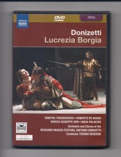 DONIZETTI - Lucrezia Borgia DVD Dimitra Theodossiou, Roberto De Biasio - Bergamo