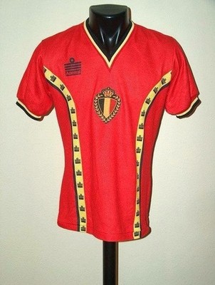 Belgium  national football team Match Worn  World Cup 1982 #17 Verhein vs USSR