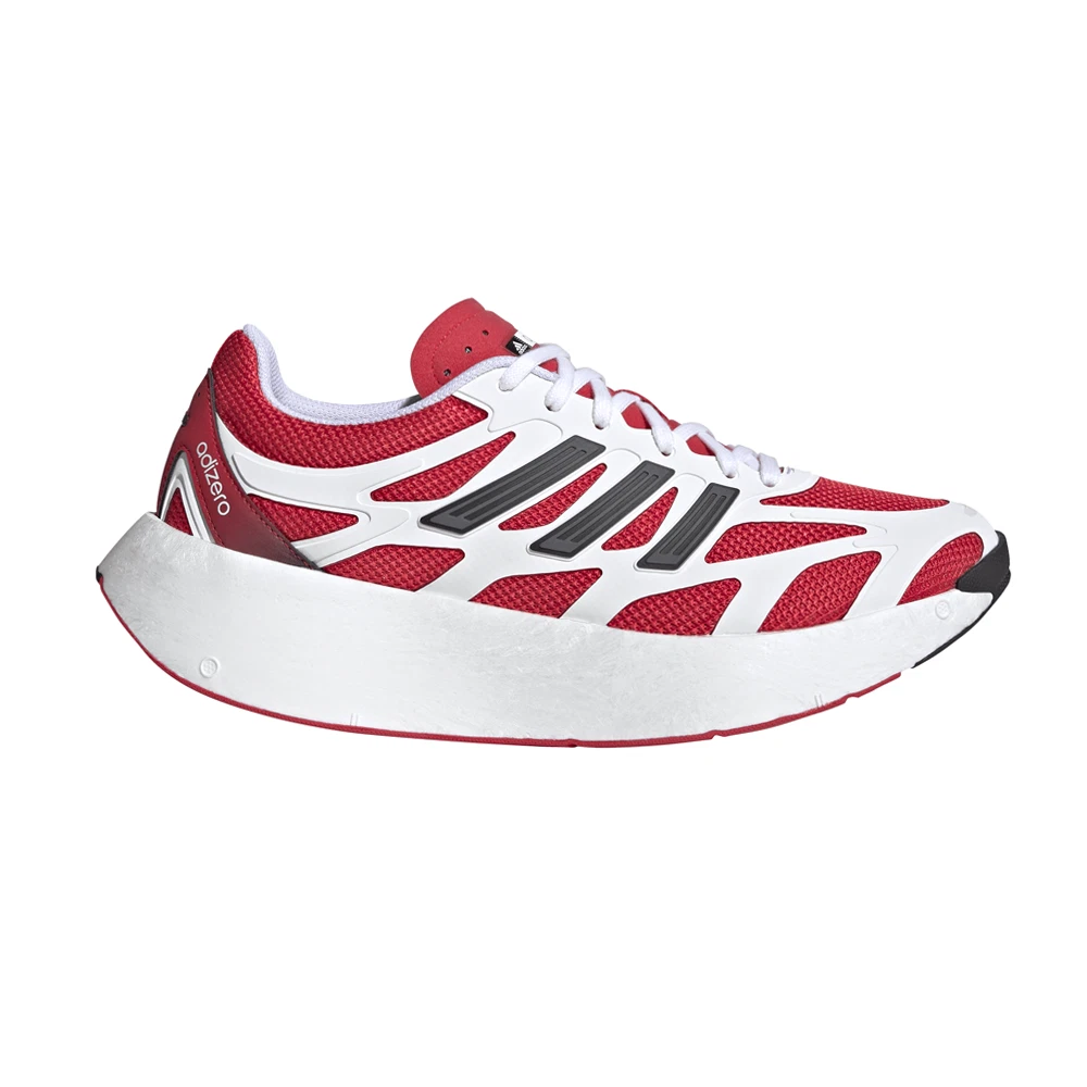 adidas Adizero Aruku Lace Up Mens Red, White Sneakers Casual Shoes JI0308