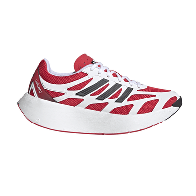 adidas Adizero Aruku Lace Up Mens Red, White Sneakers Casual Shoes