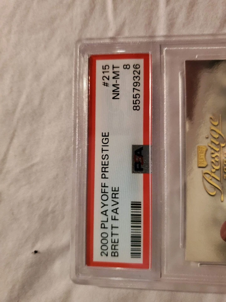 2000 Playoff Prestige Brett Favre Psa 8 - Image 4 of 4