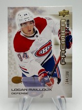2024-25 Premier Hockey LOGAN MAILLOUX Base Set Gold Rookie /199 #119 Canadiens