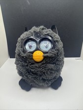 Furby Boom Black Bat Charcoal Talking Interactive Pet 2012 TESTED Hasbro WORKS