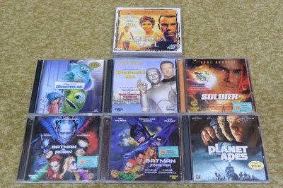 Job Lot x7 video cd VCD Singapore Batman Planet of Apes Monsters Inc. Soldier - Image 1 of 4