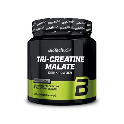 (75 EUR/kg) Biotech USA Tri-Creatine Malate 300g NEU OVP