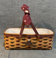 Longaberger 2009 Boyd Country Basket Fest w/Liner, Protector, handle tie, tie-on