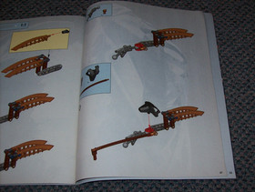LEGO BIONICLE: Takua and Pewku (8595) Original Instruction Book
