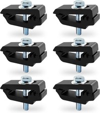 6pcs Aluminum Truck Bed Tonneau Cover Mounting Clamps Replacement 1112514 6pcs Aluminum Truck Bed Tonneau Cover Mounting Clamps Replacement 1112514