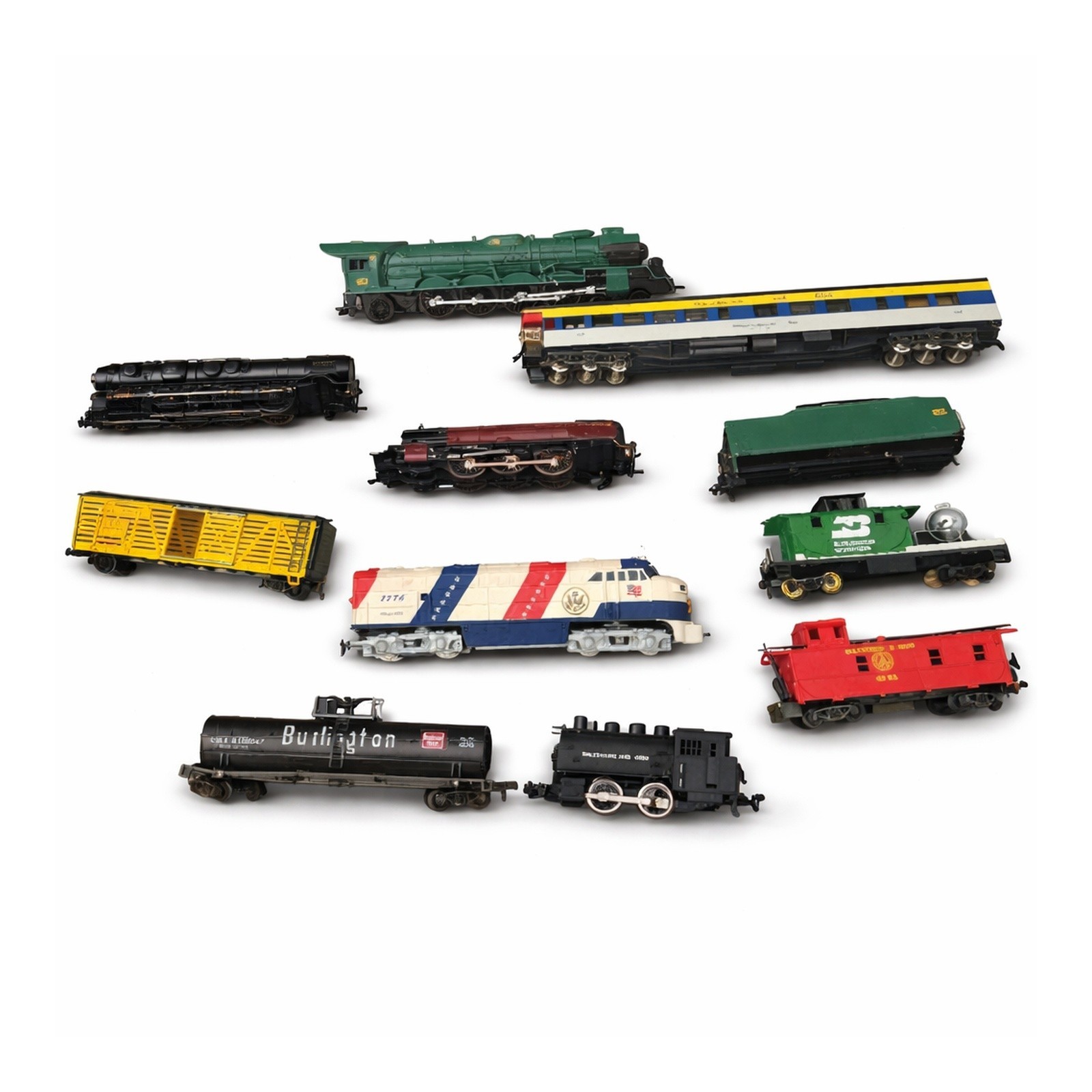 Big Lot HO Train Set Rails NIB Lots of Extras Bachman HO | eBay