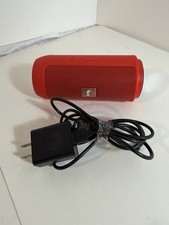 Portable Wireless Bluetooth Speaker Red USB TF Card Rechargeable Boombox