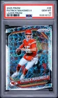 153516727 Patrick Mahomes II 2025 Panini Prizm #26 Lazer PSA 10