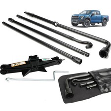 Spare Tire Tool Kit and 2 Ton Scissor Jack for Ford F150 2004 to 2014 OEM