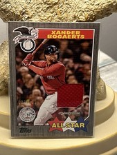 2022 Topps Xander Bogaerts 1987 All-Star Black Parallel Jersey Relic /199 Boston