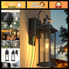 18” Large GFCI Outlet Motion Sensor Outdoor Light for Home Security & Safety