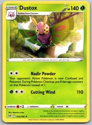 Dustox 010/196 Lost Origin Rare Pokemon Card