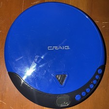 Craig Electronics Portable CD Player Blue CD2808-BL Works / Tested