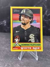 2025 Topps Heritage - Dominic Fletcher #356 Dark Yellow Border