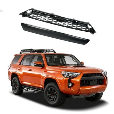 Front Grill Compatible with 4Runner Matte Black Replacement Front 2020-2023