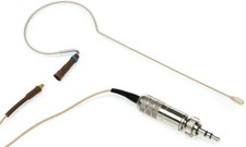 Countryman E6 Omnidirectional Earset Microphone - Low Gain with 1mm Cable and