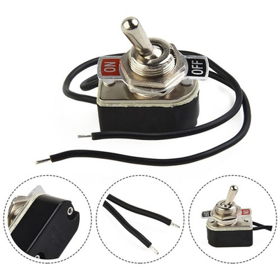 #ad Versatile 1PCS 2 Foot ON OFF Prewired Switch SPST 6A125V Easy Installation $12.17