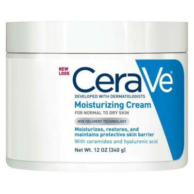 CeraVe Moisturizing Cream 12 Oz. Daily Face and Body Moisturizer Dry Skin