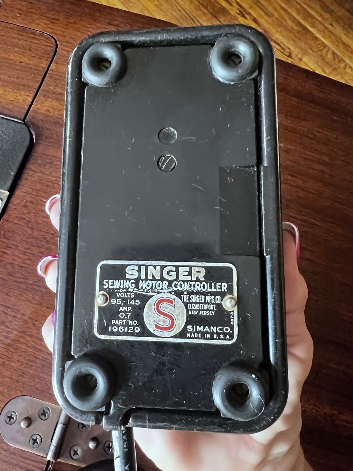 vintage Singer Sewing Machine AU52162 BZ 68 Simanco USA 21 eBay