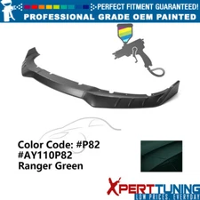 Fits 15-23 Dodge Charger 3PCS Front Lip IKON V3 ABS #AY110P82, P82 Ranger Green