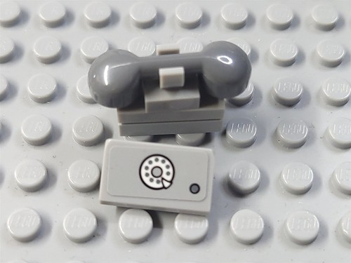 LEGO Ghostbusters Light Bluish Gray Telephone Sticker Bricks