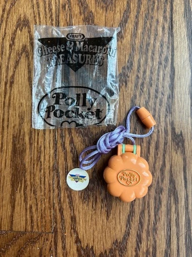 1991 Polly Pocket Bluebird Toys Camp Days Locket Necklace + Midge Complete