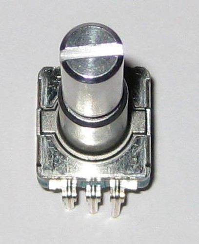 Alps Rotary Encoder w/ Momentary Switch - 30 Detents / 360 Degrees - PC Board - Picture 4 of 6