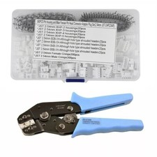 560pcs 2.54mm JST-XH 2-10 Pin Head Connector Kit Crimping Tool Crimper Plier Set