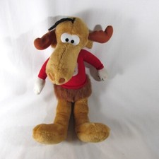Bullwinkle Moose Plush 15  Rocky and Bullwinkle Cartoon Stuffed Animal Toy