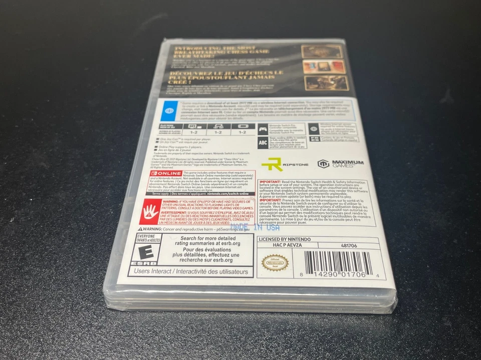 Chess Ultra Nintendo Switch NO PHYSICAL CARTRIDGE🔥RARE🔥 - Image 2 of 2