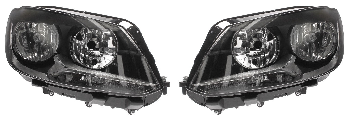 Phares avant haut de gamme pour VW Touran I et Caddy 3 optiques de rechange à réglage électrique