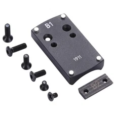 Pistol Mount Plate Base for Micro Red Dot Sight Combo Fits Colt 1911 Sightmark