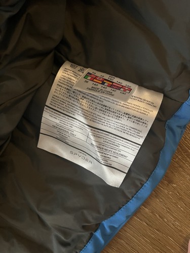 Kids Spyder Ski Jacket Size 10 - Picture 19 of 20